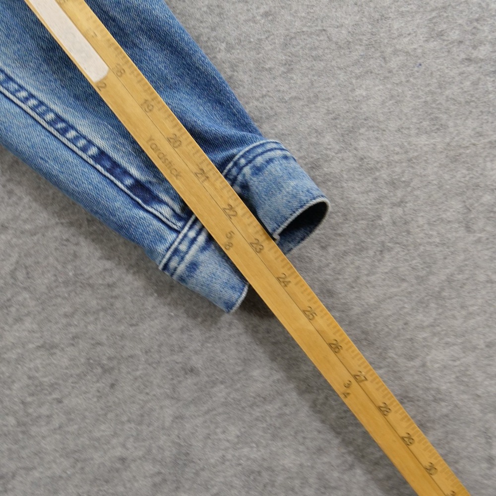APC Jacket Womens Small Blue Denim Trucker Button Up Stretch Button Up - Picture 12 of 12